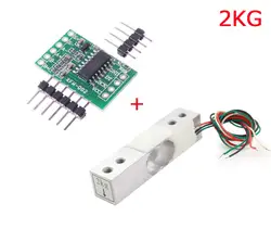 Aihasd цифровой тензодатчика Вес Сенсор 2 кг Портативный электронный Кухня Масштаб + HX711 весом Сенсор s Ad модуль для Arduino