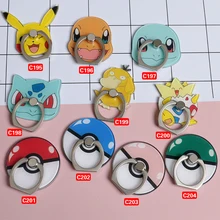 Аниме карманные монстры косплей реквизит Pokemon Go Пикачу кольцо на палец для телефона Pokemon Ball держатель для мобильного телефона Подставка для всех смартфонов
