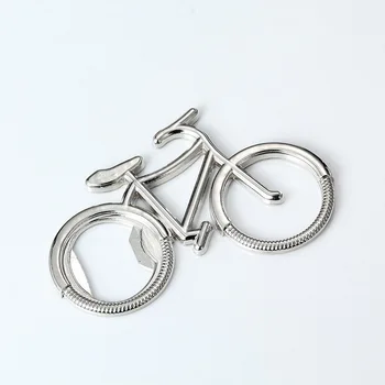 

by dhl 500pcs practical Bicycle Bottle Opener Cute key rings for bike lover Wedding Anniversary Party Gift Bike keychain