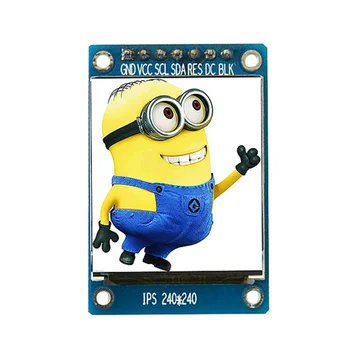 

IPS 1.3 inch 7PIN SPI HD TFT Display Color Screen with Adapter Board ST7789 Drive IC 240*240