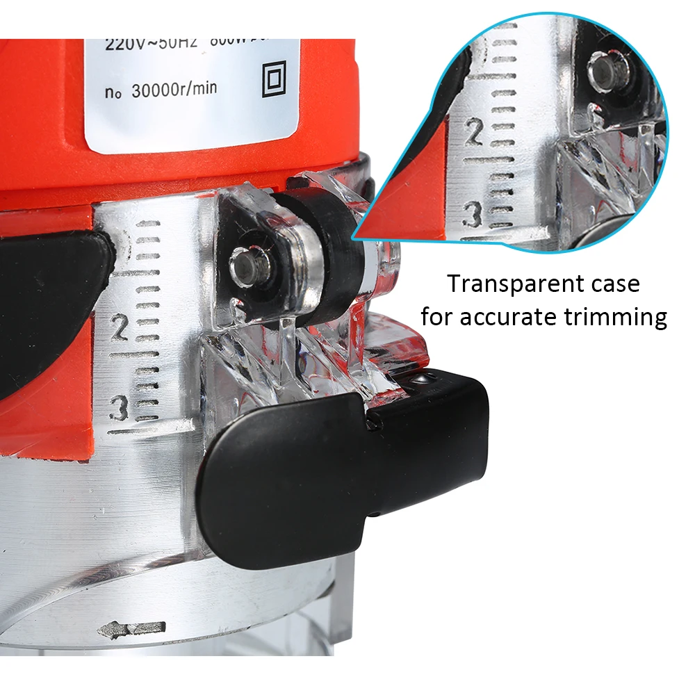 30000r/min Angle Grinder Wood Laminate Trimmer 800W 220V Trim Router polishing Grinding machine