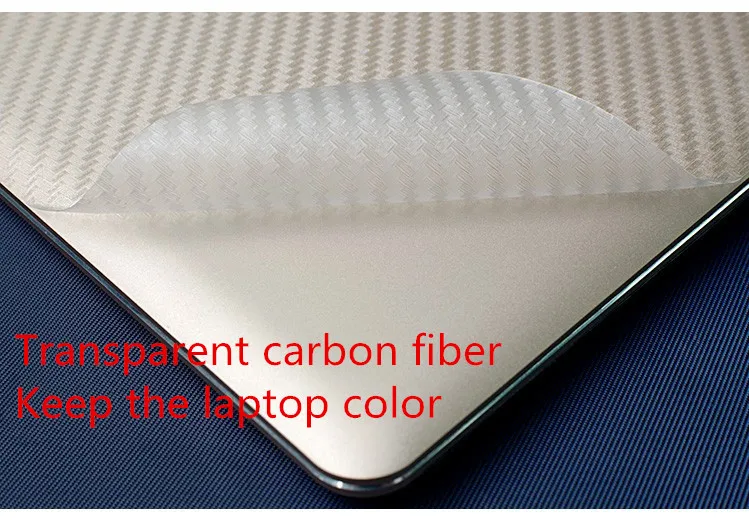 Ноутбук углеродного волокна виниловая кожа Наклейка чехол для lenovo ThinkPad X1 Extreme/P1 1st/2nd Gen 15,6" - Цвет: Transparent carbon