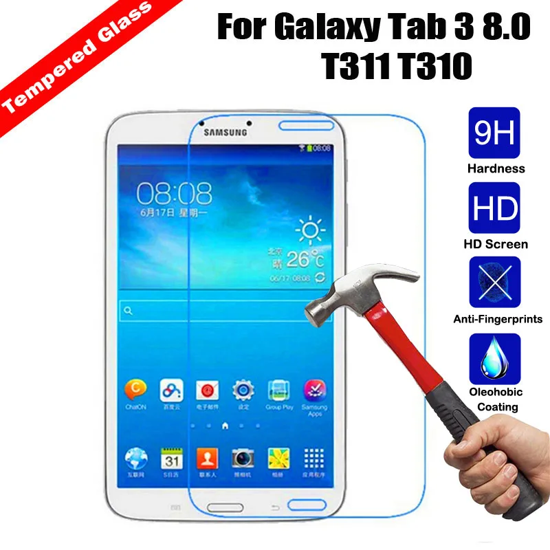 2 шт Защитная пленка для планшета для samsung Galaxy Note 10,1 N8000 N8010 N5100 Tab 3 P5200 T111 T211 T230 закаленное Стекло Защитная крышка