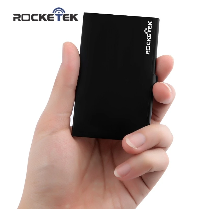 Rocketek алюминиевый чехол для хранения карт памяти sd microsd/micro sd держатель сумка коробка памяти помещается с 2 sd-картами и 4 картами micro sd