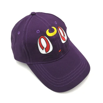 

Sailor Moon Anime Baseball Cap Purple Cat Casual Summer Hat for Girls or Boys Youth