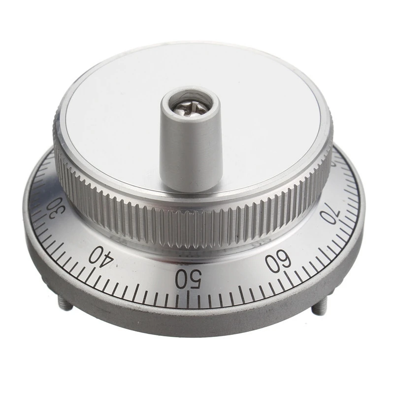 

CNC Pulser Handwheel Handle Kit 5V Manual Pulse Generator CNC Machine 60mm Rotary Encoder Electronic Resolution CPR 25,100
