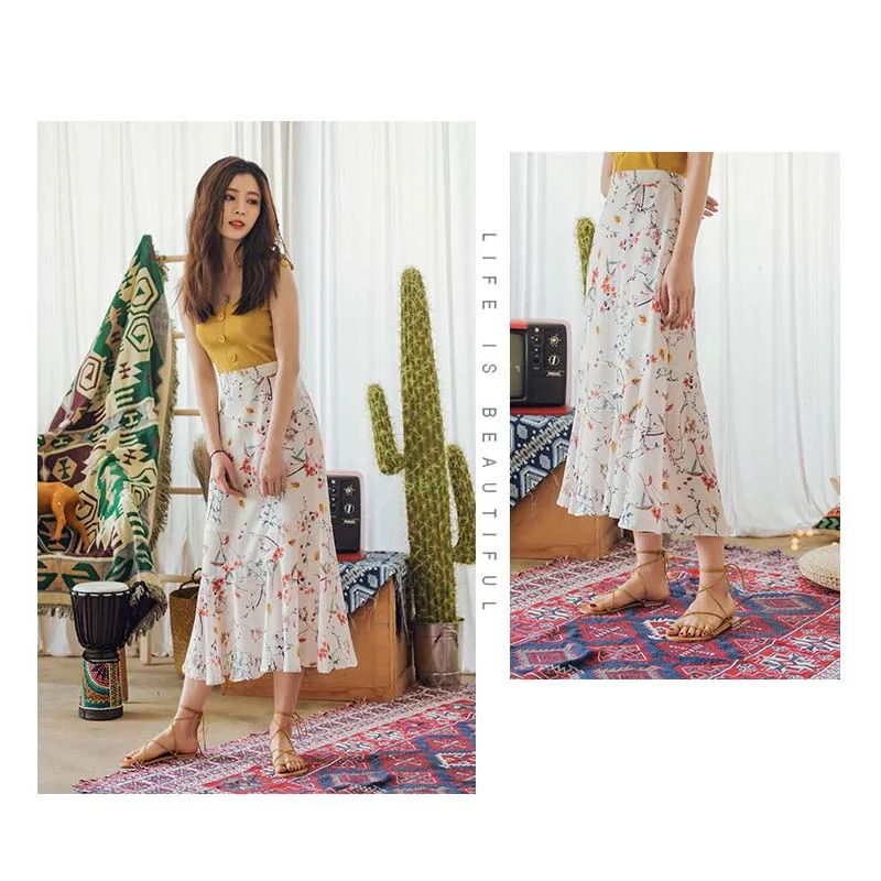 2018_Vintage_Maxi_Skirt_Women_Solid_Boho_Chiffon_Saia_Longa_Summer_Vestidos_printed_mermaid_Bohemian_Long_Skirts_Woman_Clothing_3