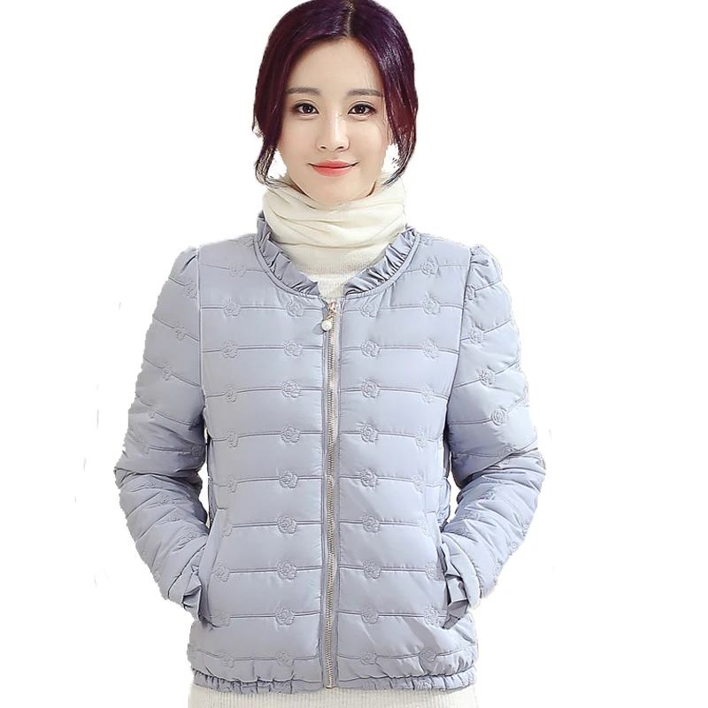 2017 fashion winter women short coat spring solid black