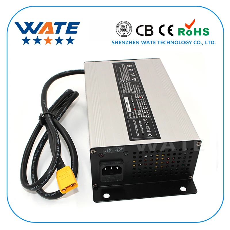  58.4V 15A Charger 48V LiFePO4 Battery Smart Charger Used for 16S 48V LiFePO4 Battery Input 220V Alu - 32831364434