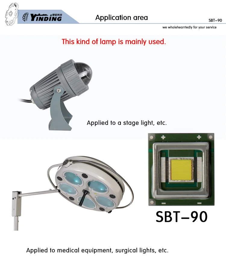 Luminus SBT-90 SBT90 45 Вт Высокая мощность светодиодные лампы бусины Красный/холодный белый светильник для сцены фитиль проектор медицинский светильник