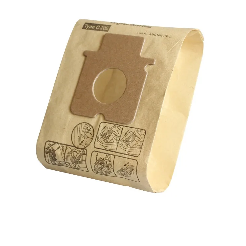 5pcs/lot Universal Hepa Cloth Microfiber dust Bag For Panasonic Vacuums