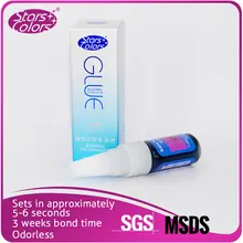 Odorless 15ml Eyelash Glue Good Quality smelless Black False Eyelashes Glue For Eyelashes No Toxic No smell Lash Glue
