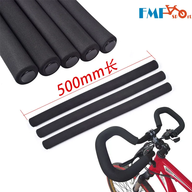 

1 pair of bicycle butterfly handlebar grips sponge environmental long-distance travel bicycle bar cover 500mm shock grips