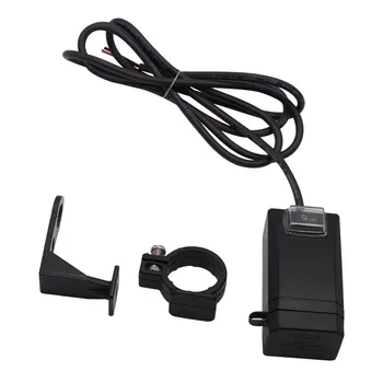 

1 Pcs Dual USB Port Car Charger 5V/2.4A Waterproof Motorcycle/ATV Charging Adapter For Mobile Phone Ipad GPS Etc Flame Retardant