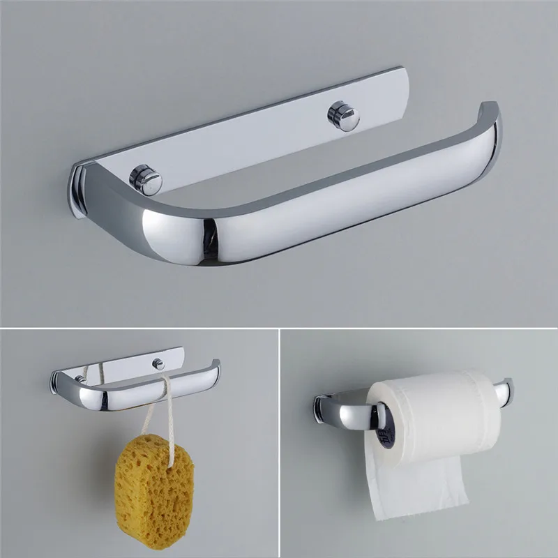 Modern Brass Stainless Steel Toilet Paper Holder Wall ...