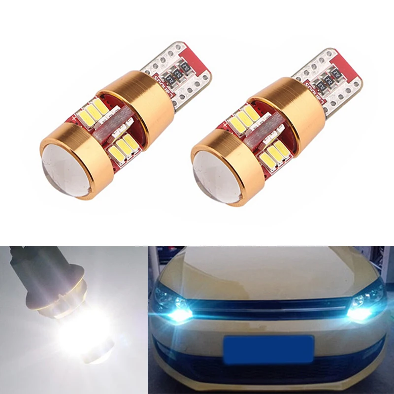 2x T10 3014SMD светодиодный светильник без ошибок для бровей век лампа для VW POLO Golf 5 6 7 GTI Passat B5 B6 B7 Jetta Bora MK5 MK6 Tiguan