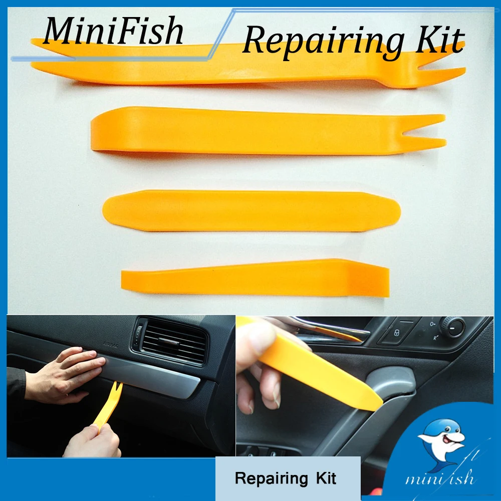 

12 PCS Vehicle Car Door Panel Audio Dismantle Remove Install Pry Refit Set Clips Repairing Tools Car-Styling Car Accessories