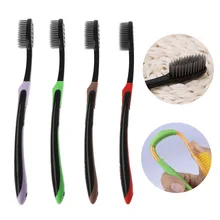 4 шт./компл. с бамбуковым древесным углем Ультра мягкий Зубная щётка оральный Здоровый Уход зубная щетка