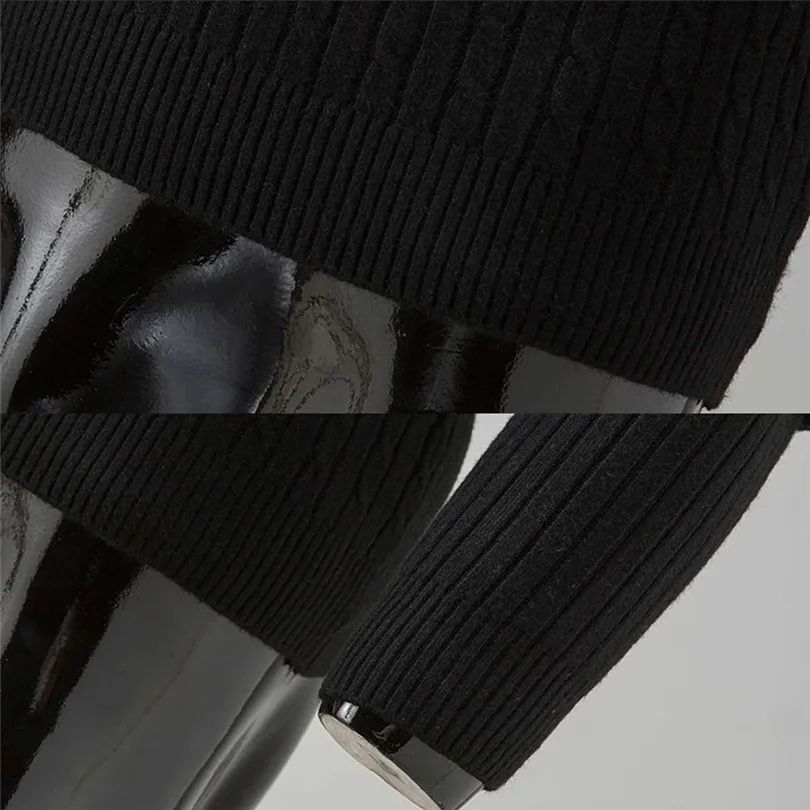 Новая мода осень зима для мужчин тонкий утепленная одежда вязать высокое средства ухода за кожей Шеи Пуловер Джемпер сплошной свитер