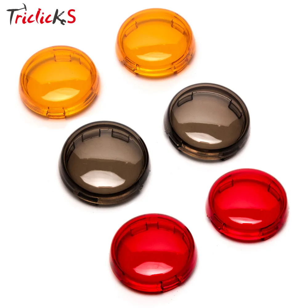 Triclicks New Turn Signal Lights Lenses Round Cover Lens Motorcycle Light Covers Car covers For