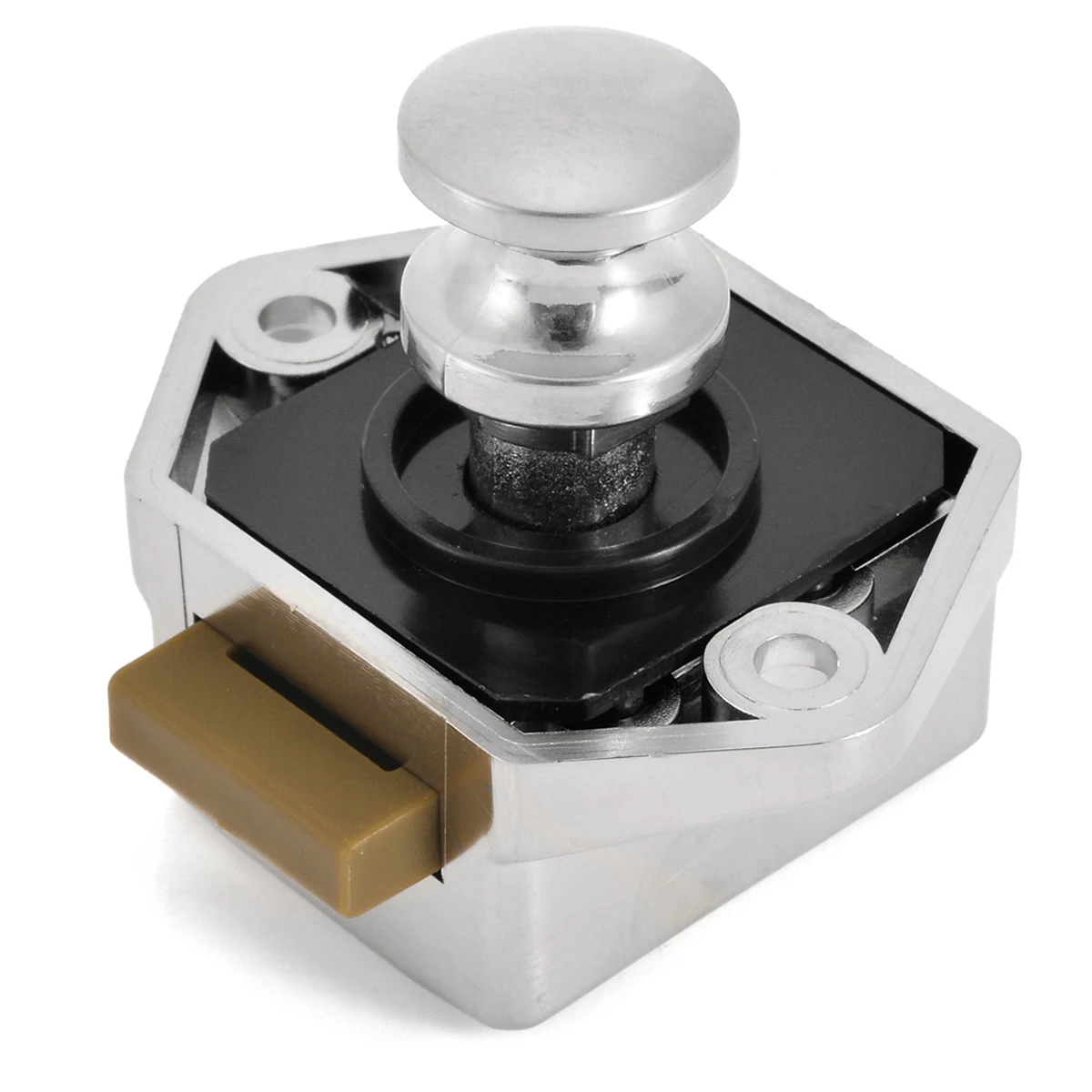 Mini Furniture Push Lock Button Knob Home Cupboard Cabinet Door Catch Lock Camper Multi Caravan Drawer Push Close Latch Durable