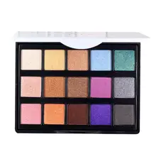POPFEEL 15 Color Color Glitter Eyeshadow Make Up Palette Matte Pigment Makeup Nude Eye Shadow Shimmer Cosmetics Maquillaje Z3