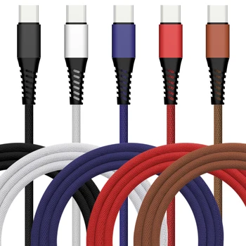 

1M Micro USB Cable Nylon Fast Charge Type C Usb Data Cables for Samsung Xiaomi LG Tablet Android Mobile Phone USB Charging Cord