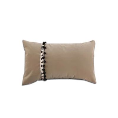 30x50/размером 45*45 см Nordic кисточка коричневый модные наволочки черно-белая, с геометрическим узором lunbar чехол, накидка на подушку наволочка диван-кровать - Цвет: 45x45cm