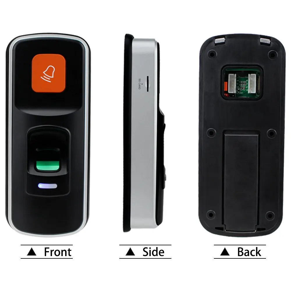 С 10 тегами RFID EM замок отпечатков пальцев система контроля допуска к двери комплект биометрический контроль доступа поддержка мини SD карты