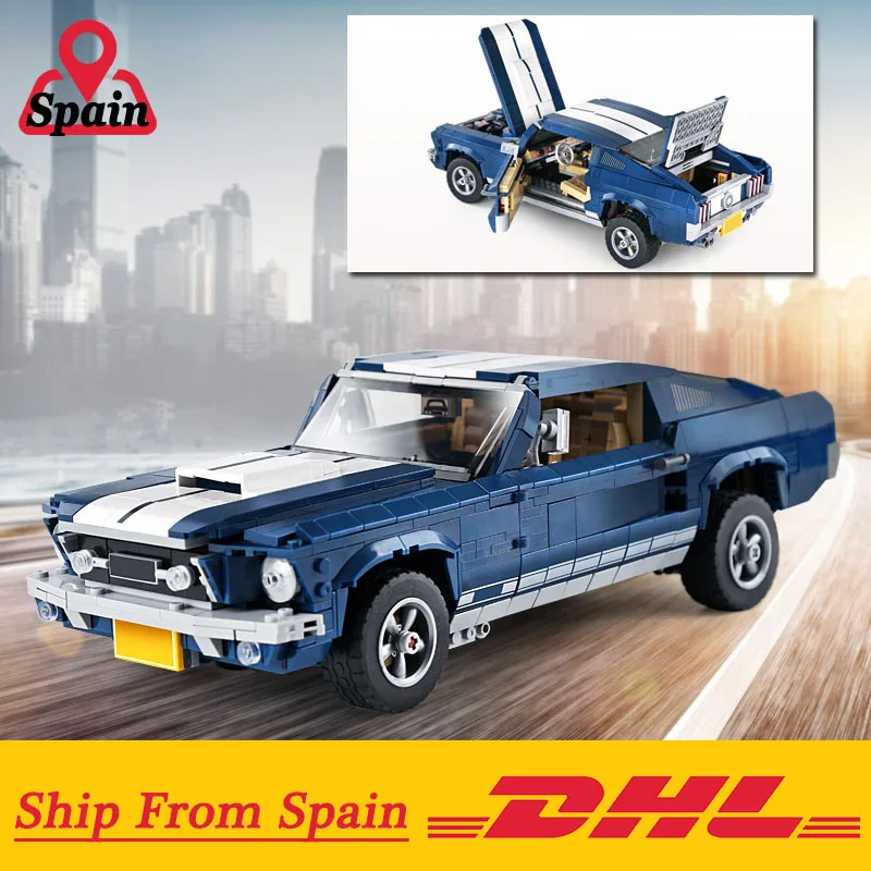 Creator Expert 21047 Ford Mustang 1967 GT500 набор Совместимые модели Legoing 10265 строительные блоки