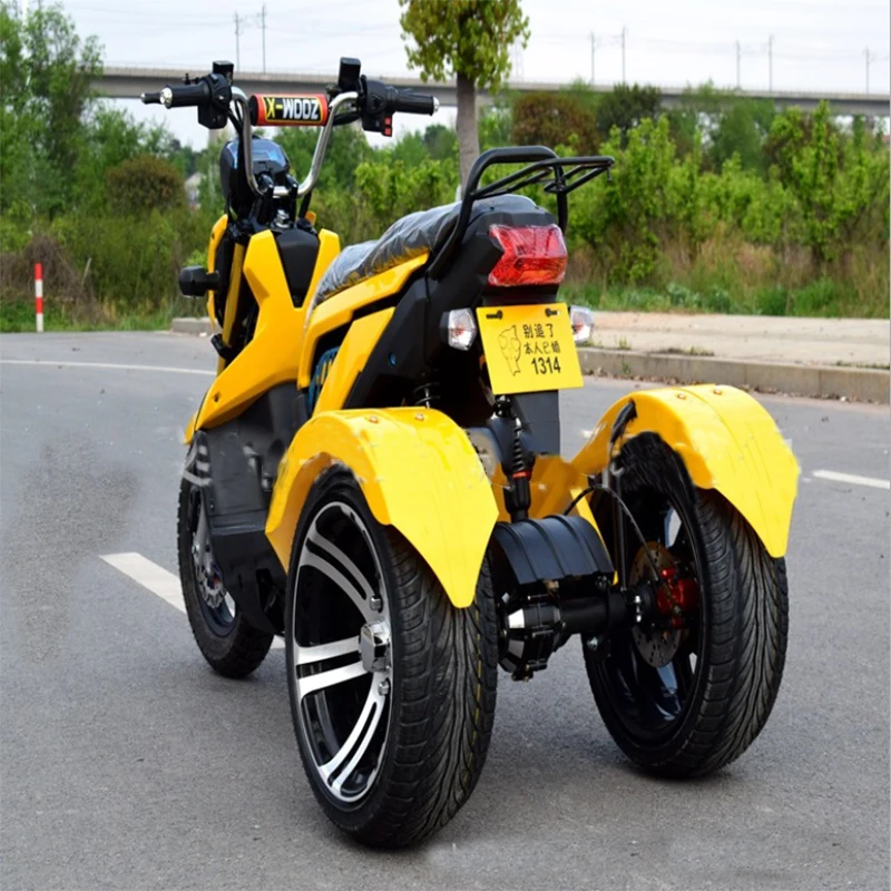 Top Motorcycle electric bike citycoco electric scooter motor tricycle three wheel electric motorcycle 60V 12A 1500W e bike 4
