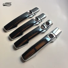 High Quality Gift Auto ABS Chromed Door Handle Cover Trim Car Exteriors Accessories For Toyota Land Cruiser 200 LC200 2008-2014