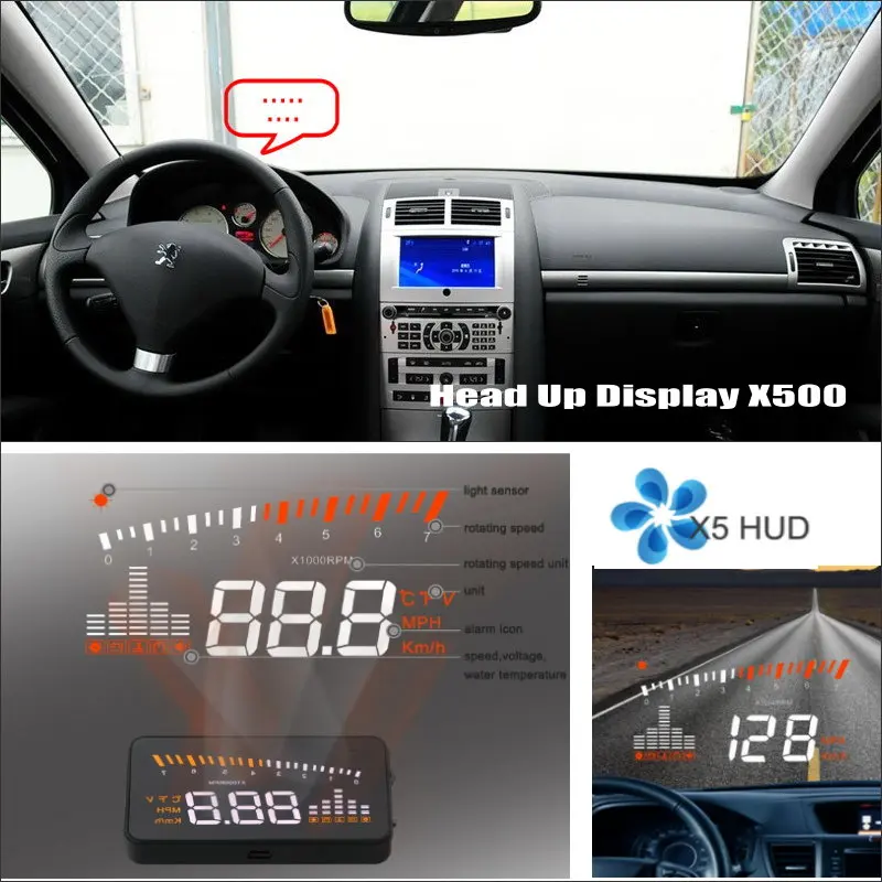 

Liislee Car Projector Screen For Peugeot 406 407 2D coupe / 4D Sedan Safe Driving Refkecting Windshield HUD Head Up Display