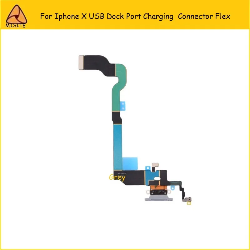 5 Pieces USB Charging Port Dock Connector Flex Cable With Headphone Audio Jack For Samsung Galaxy C5 Pro C5010 Repair Parts