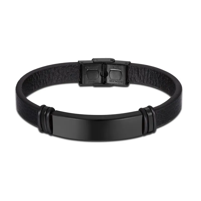 

Punk Braided Multi-strand Bracelets with Stainless Steel Magnetic Clasps for Men Bracelets Accessories