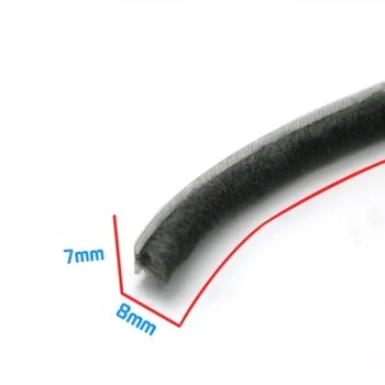 

Adhesive Felt Draught Excluder Sliding Door Screen Window Seals Brush Wool Pile Seals Weatherstrip 7x8mm 8.6mm Gray odd
