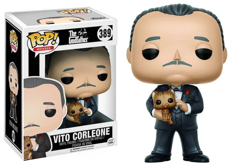 Funko pop официальные фильмы: Godfather - Vito Corleone Виниловая фигурка Коллекционная модель