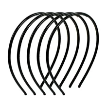 HTHL-для девочек пластиковый зуб декоративный ободок черный x 5