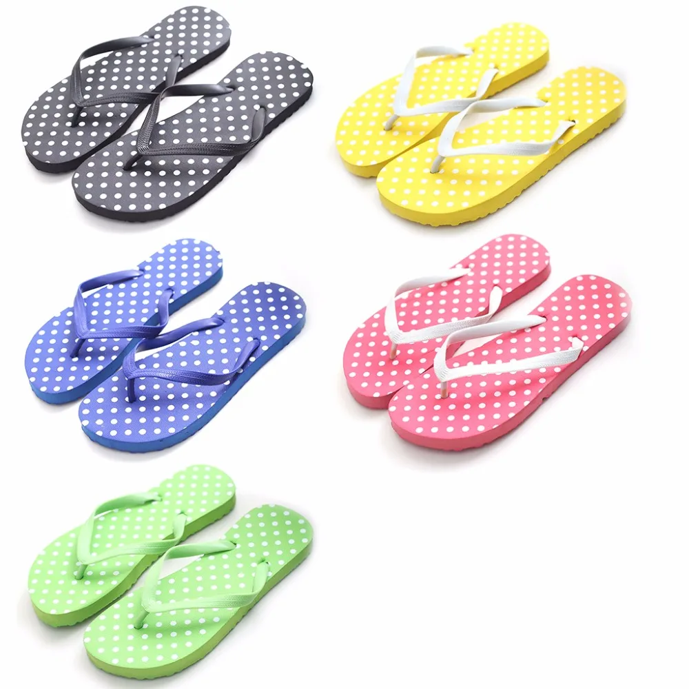 

THINKTHENDO New Arrive Women's Summer Slippers Female Flat Sandals Flip Flops Beach Flip Flops Sandals