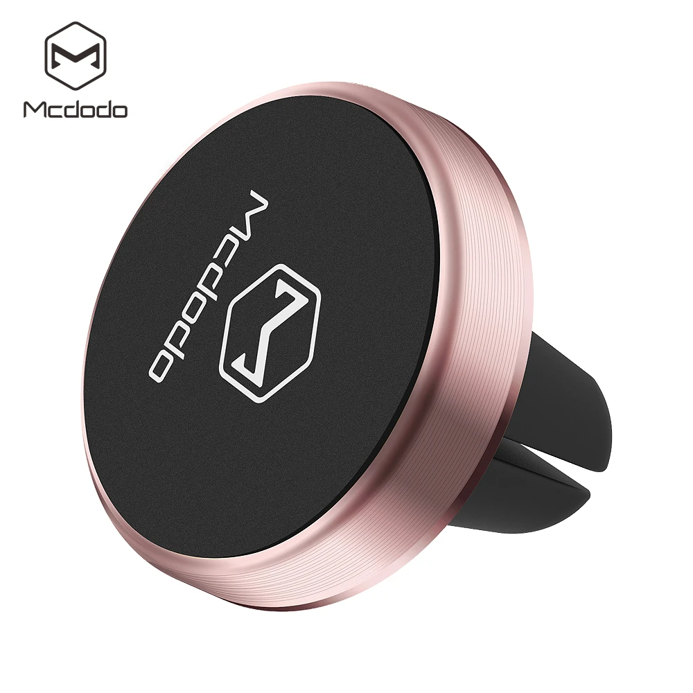 Mcdodo Универсальный автомобильный держатель, магнитный держатель для телефона на вентиляционное отверстие, док-станция для iPhone, samsung, Google Pixel, держатель для мобильного телефона, подставка - Цвет: rose gold