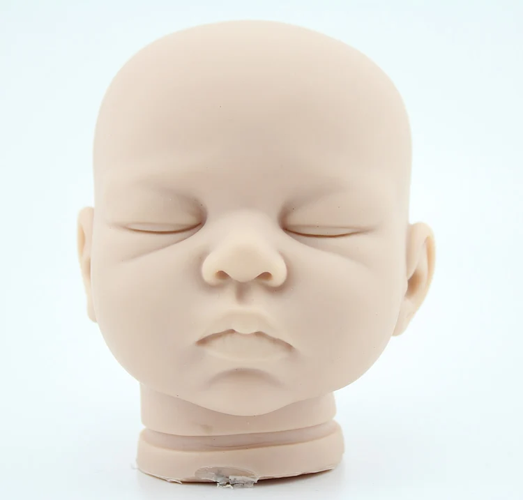 Reborn Baby Doll Kits Head 3/4 Arms Legs For DIY Sleeping Soft Silicone