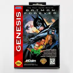 Новая 16 бит MD игровая карта-Бэтмен навсегда с розничной коробкой для sega genesis system