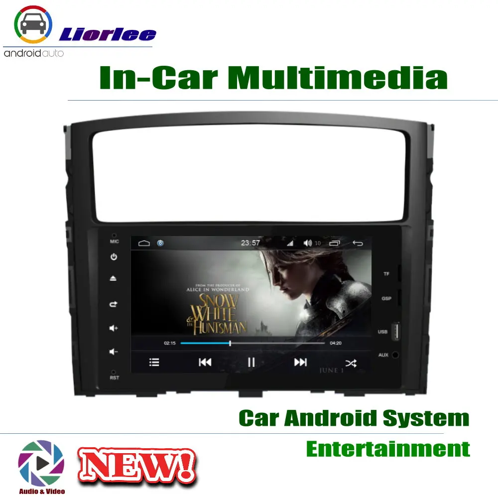 Top 8" HD 1080P IPS LCD Screen Android 8 Core For Mitsubishi Pajero 2006~2011 Car Radio BT 3G/4G WIFI AUX USB GPS Navi Multimedia 4