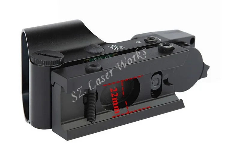 Кинжал обороны 1 х 22 мм Red Dot Reflex Зрение для AR15/AK47/M4 высокоточных Gun оптический и заменить завышена собственноручно