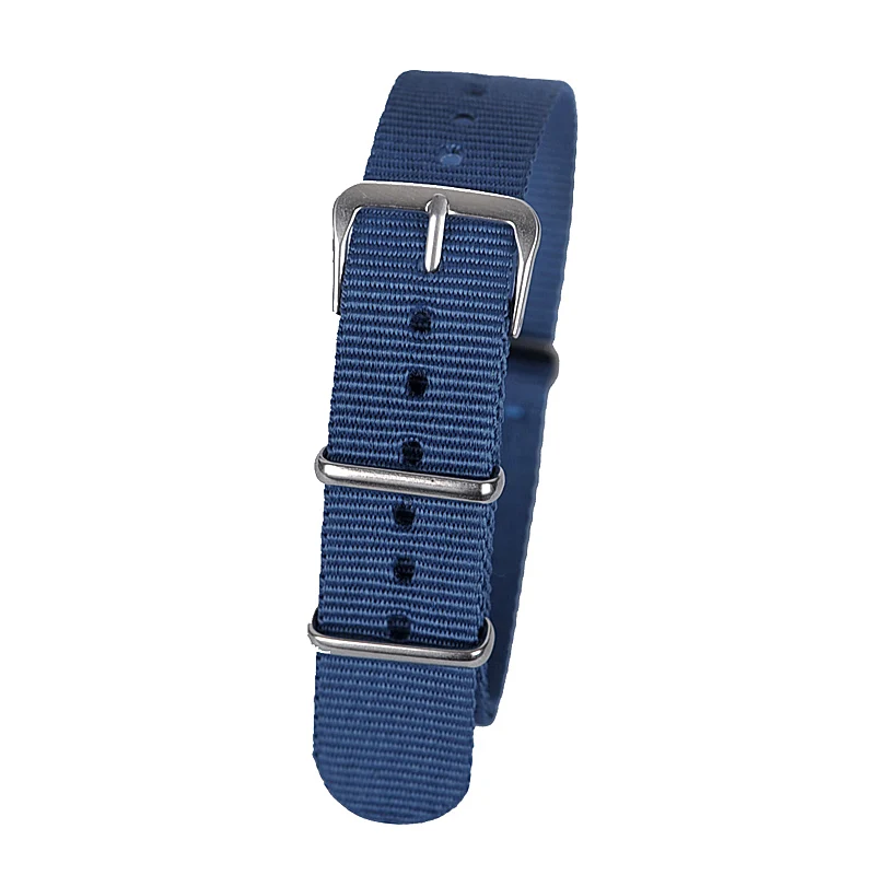 Retail 18 20mm dark blue Sport nato fabric watch band straps