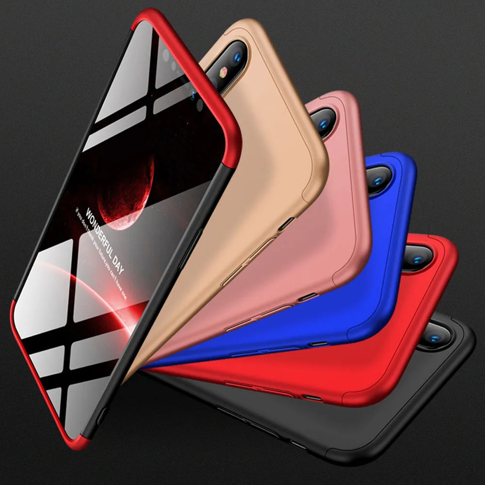 

New ShockProof Hybrid 360 Full Body Protective Hard Case For Nokia 6.1 2018 / For Nokia 6 2018 TA-1068 TA-1043 Case Back Cover
