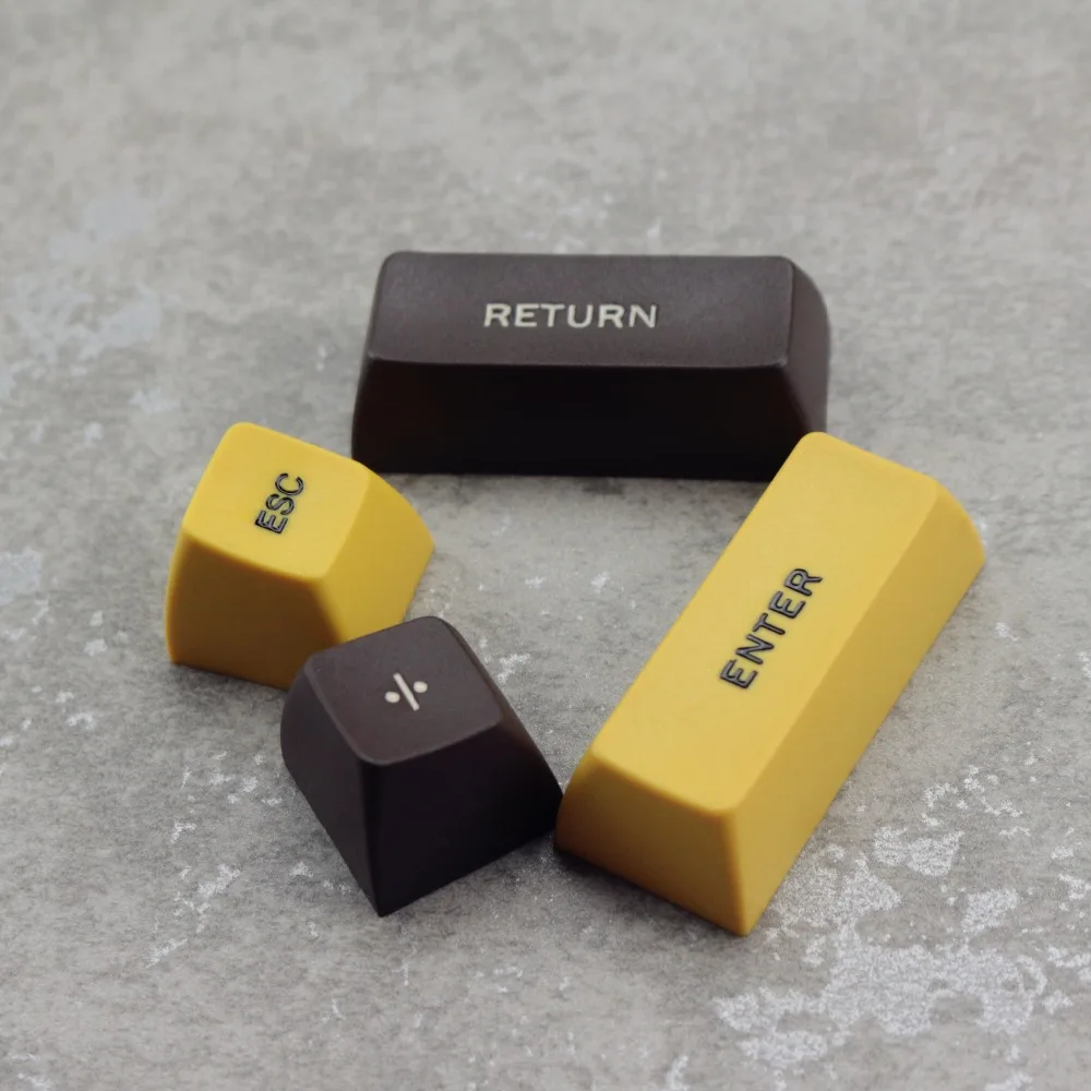 Chocolate SA profile r1 r2 r3 Etched Laser Coloring fonts PBT keycap ...