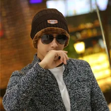 Мужские теплые шапки, Шапка-бини, зимняя вязаная шерстяная шапка, кепки унисекс, женские вязаные шапки, женские шапки для активного отдыха, спортивная теплая