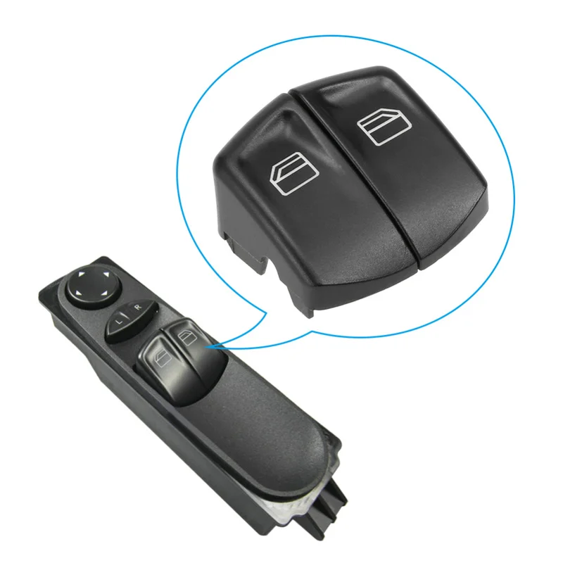 

Durable Window Control Power Switch Button For Mercedes Vito Sprinter NEW Auto Window Switch Button Covers Black Plastic 2pcs