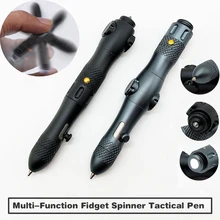 2019 New Multi-function Self Defense Tactical Pen Fidget Spinner Emergency Glass Breaker Outdoor Survival EDC Tool Outdoor Camp